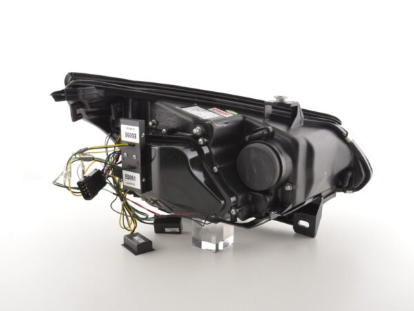 Phares Xenon Angel Eyes LED BMW 5er E60 / E61 05-08 noir pour conduite à droite - – Image 6