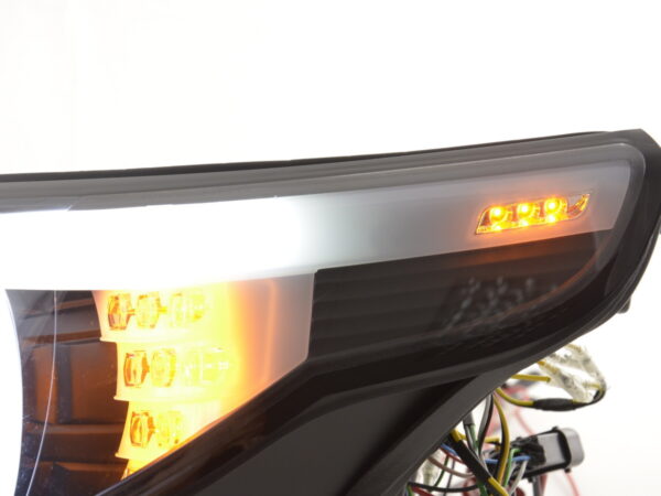 Phares xenon angel eyes CCFL BMW Série 5 E60 / E61 03-04 noir - – Image 6
