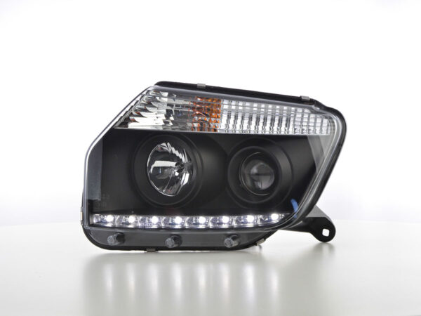 Phares Daylight LED feux de jour Dacia Duster à partir de 2014 noir -