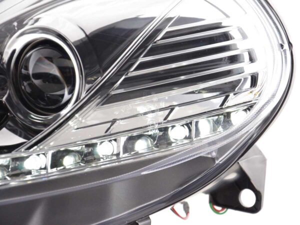 Phare Daylight LED feux de jour Fiat Punto Evo 09- chrome - – Image 5