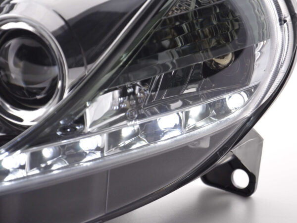 Phares Daylight LED feux de jour Fiat Grande Punto 199 05-08 chrome - – Image 5