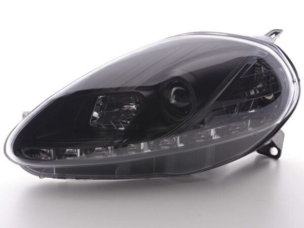 Phare Daylight LED feux de jour Fiat Grande Punto 199 noir - – Image 4