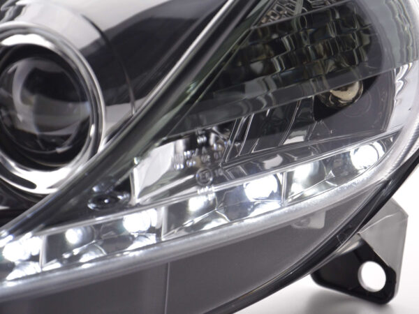 Phare Daylight LED feux de jour Fiat Grande Punto 199 chrome - – Image 5