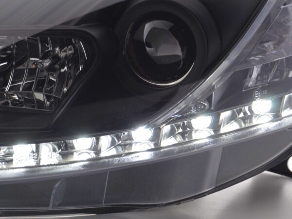 Phare Daylight LED feux de jour Fiat Grande Punto 199 noir - – Image 6