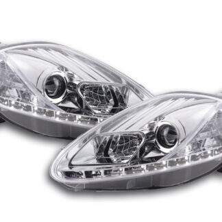 Phare Daylight LED DRL look Fiat Grande Punto type 199 05-08 chrome -