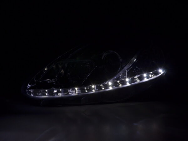 Phare Daylight LED DRL look Fiat Grande Punto type 199 05-08 chrome - – Image 2