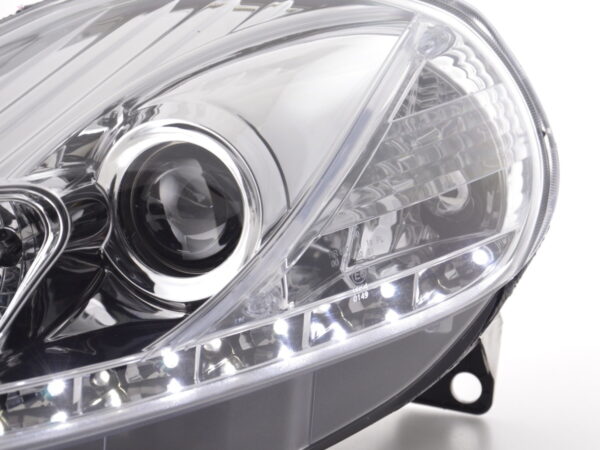 Phare Daylight LED DRL look Fiat Grande Punto type 199 05-08 chrome - – Image 5