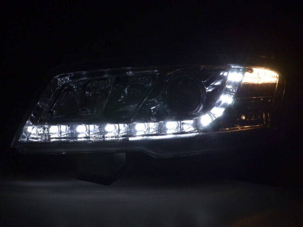 Phares Daylight LED Feux diurnes Fiat Stilo 01-06 chrome - – Image 3