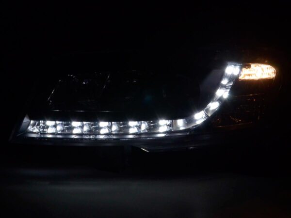 Phare Daylight LED feux de jour Fiat Stilo 01-06 noir - – Image 3