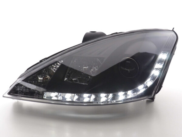 Phare Daylight LED feux de jour Ford Focus 1 C170 noir - – Image 2