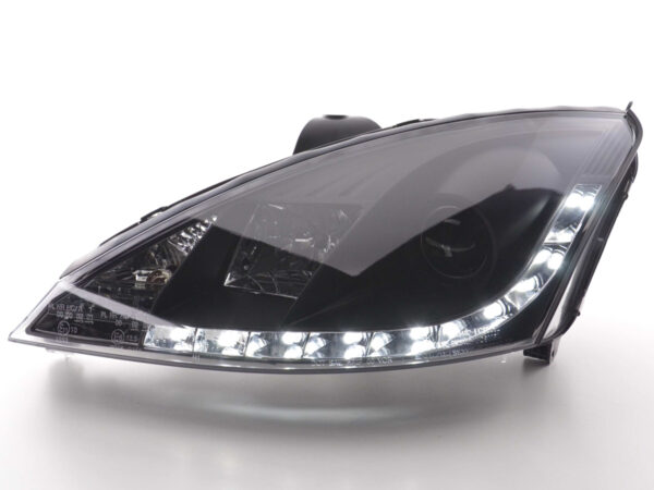 Phare Daylight LED feux de jour Ford Focus 1 C170 noir - – Image 2