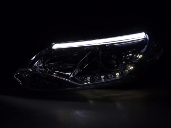 Phare Daylight LED DRL look Ford Focus 3 2010- chrome - – Image 3