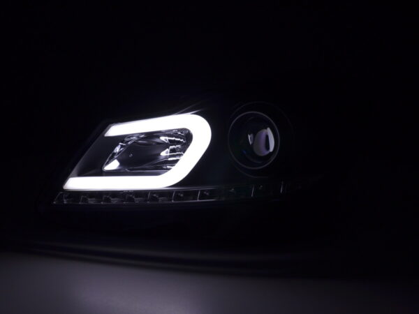 Phare Daylight LED DRL look Mercedes Classe C W204 11-14 noir - – Image 2