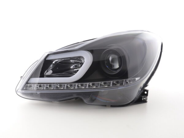 Phare Daylight LED DRL look Mercedes Classe C W204 11-14 noir - – Image 4
