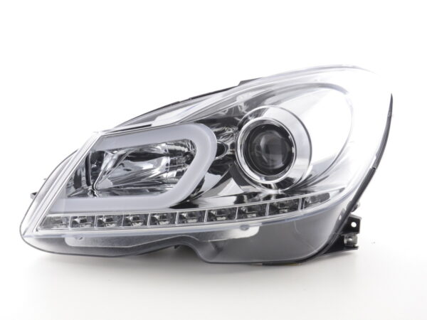 Phare Daylight LED DRL look Mercedes Classe C W204 11-14 chrome - – Image 5