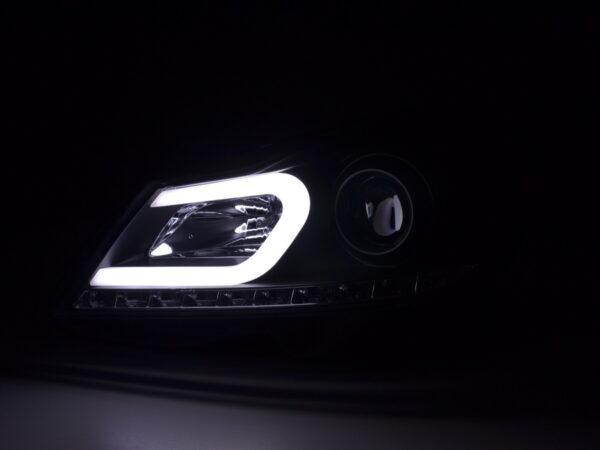 Phare Daylight LED DRL look Mercedes Classe C W204 11-14 noir - – Image 2