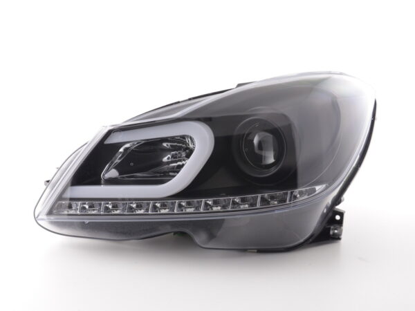 Phare Daylight LED DRL look Mercedes Classe C W204 11-14 noir - – Image 4