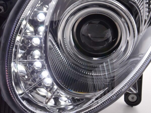 Phare Daylight LED DRL look Mercedes Classe E 211 02-06 chrome - – Image 5