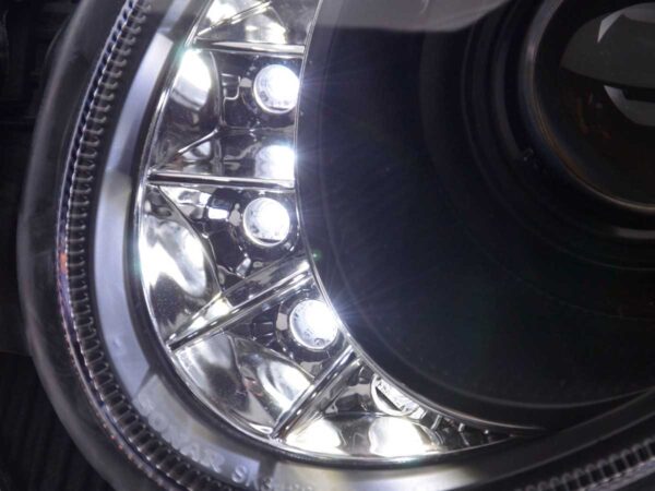 Phare Daylight LED DRL look Mercedes Classe E 211 02-06 noir - – Image 5