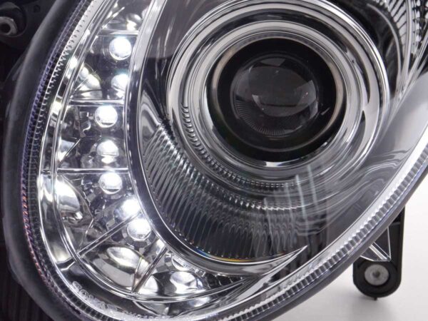 Phare Daylight LED DRL look Mercedes Classe E 211 02-06 chrome - – Image 5