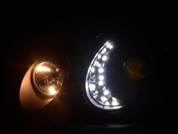 Phare Daylight LED DRL look Mercedes Classe E 211 06-09 noir - – Image 3