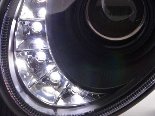 Phare Daylight LED DRL look Mercedes Classe E type W211 02-06 noir - – Image 5