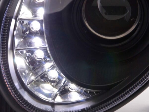 Phare Daylight LED DRL look Mercedes Classe E type W211 02-06 noir - – Image 5