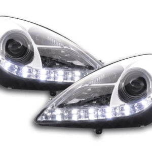 Phare Daylight LED DRL look Mercedes SLK 171 04-11 chrome -