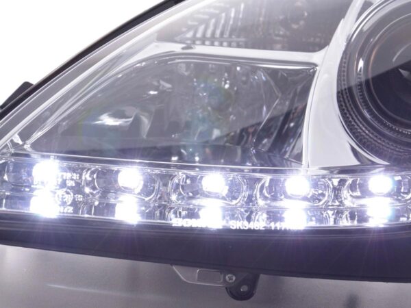 Phare Daylight LED DRL look Mercedes SLK 171 04-11 chrome - – Image 6