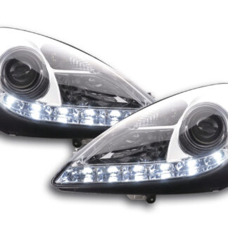 Phare Daylight LED feux de jour Mercedes SLK R171 chrome -