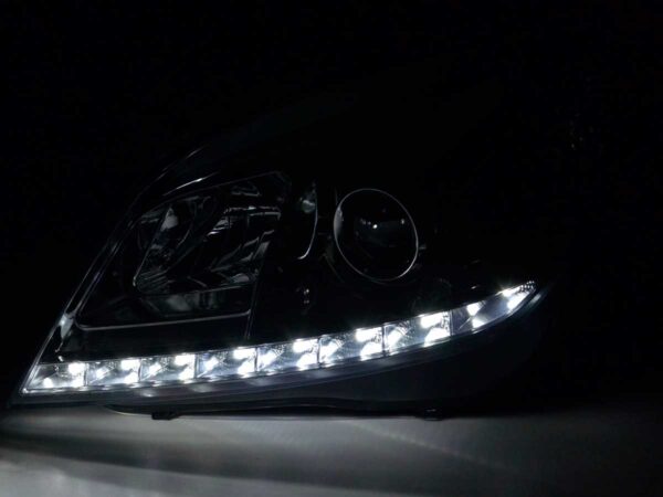 Phare Daylight LED feux de jour Opel Astra H 2004-2009 chrome - – Image 4