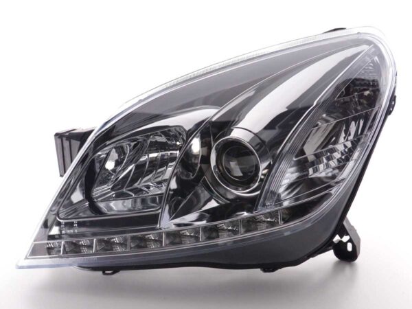 Phare Daylight LED feux de jour Opel Astra H 2004-2009 chrome - – Image 5