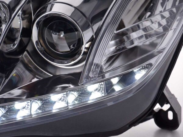 Phare Daylight LED feux de jour Opel Astra H 2004-2009 chrome - – Image 6