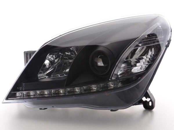 Phare Daylight LED feux de jour Opel Astra H 2004-2009 noir - – Image 4
