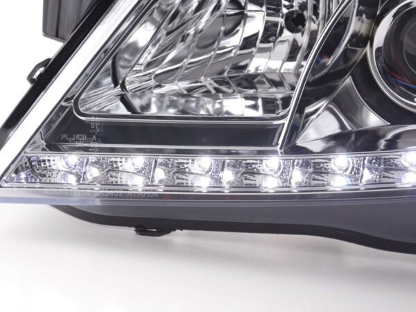 Phare Daylight LED DRL look Opel Astra H 04-10 chromé pour véhicules avec direction à droite - – Image 4