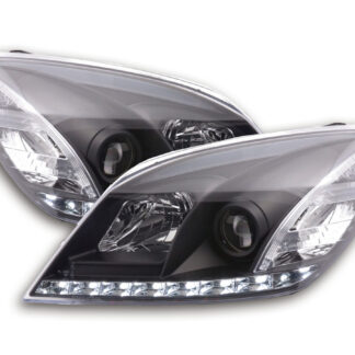 Phare Daylight LED feux de jour Opel Astra H 04-09 noir -