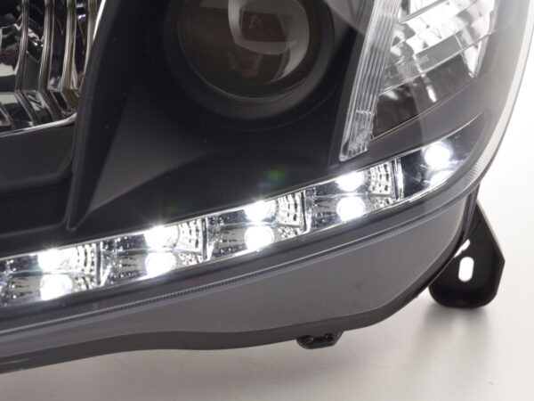 Phare Daylight LED feux de jour Opel Astra H 04-09 noir - – Image 4