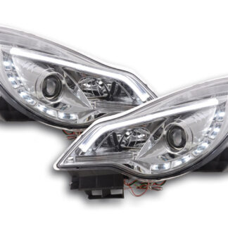 Phare Daylight LED feux de jour Opel Corsa D à partir de 2011 chrome -