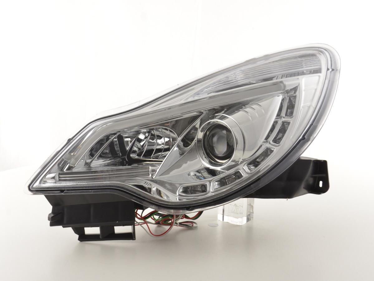 Phare Daylight LED feux de jour Opel Corsa D à partir de 2011 chrome - – Image 5