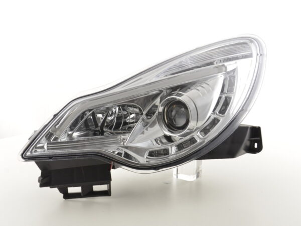Phare Daylight LED Feux de jour à LED Opel Corsa D à partir de 2011 chromé pour conduite à droite - – Image 3