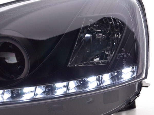 Phare Daylight LED Feux de jour LED Opel Corsa C 01-06 noir - – Image 5
