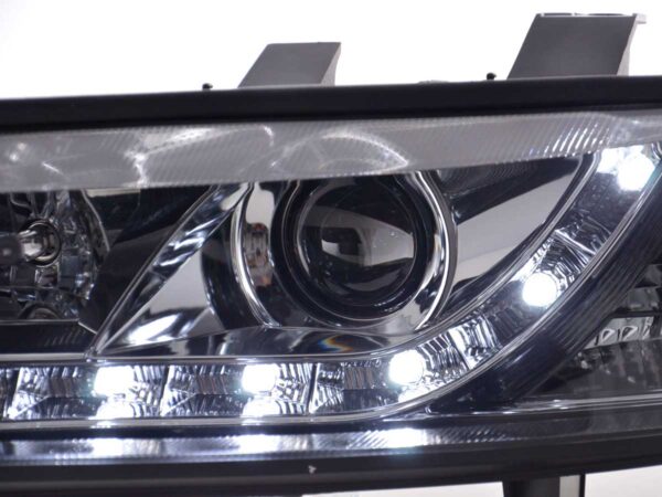 Phare Daylight LED feux de jour Opel Vectra B 99-02 chrome - – Image 5