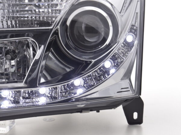 Phare Daylight à LED DRL look Opel Vectra C 02-05 chromé pour conduite à droite - – Image 4