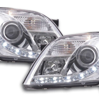 Phares Daylight LED Feux de jour LED Opel Vectra C 2002-2005 chrome -