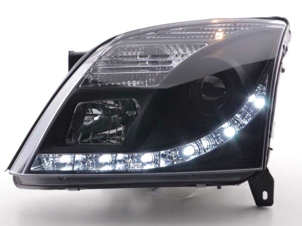 Phare Daylight LED feux de jour Opel Vectra C 2002-2005 noir - – Image 2
