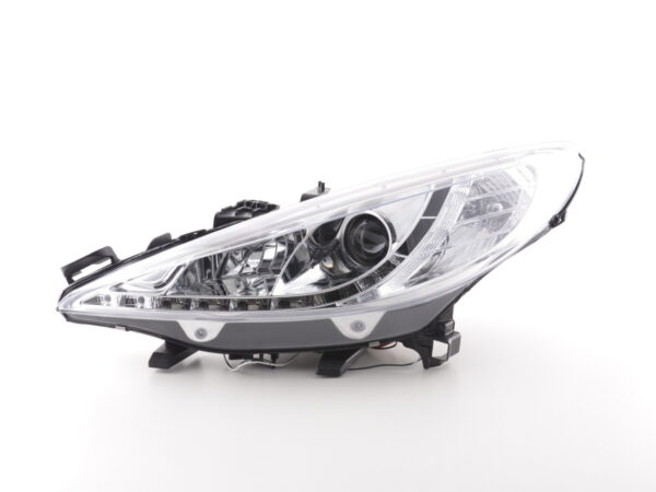 Phare Daylight LED Feux de jour LED Peugeot 207 06- chrome pour conduite à droite - – Image 3