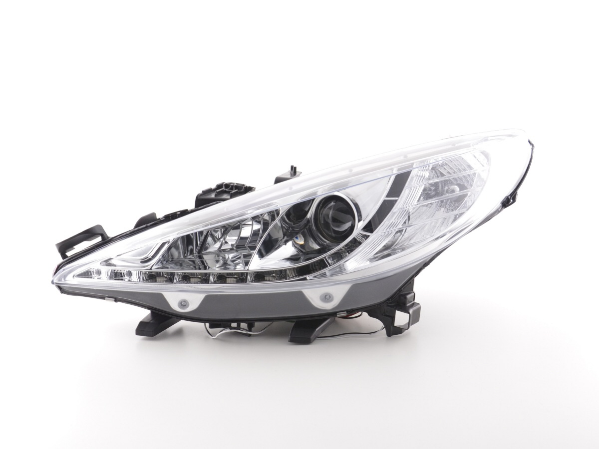 Phare Daylight LED Feux de jour LED Peugeot 207 06- chrome pour conduite à droite - – Image 3