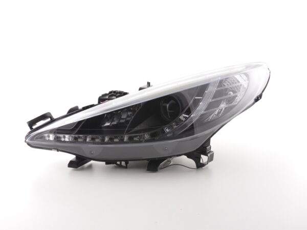 Phare Daylight LED Feux de jour LED Peugeot 207 06- noir pour véhicules avec direction à droite - – Image 3
