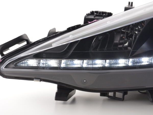 Phare Daylight LED Feux de jour LED Peugeot 207 06- noir pour véhicules avec direction à droite - – Image 4