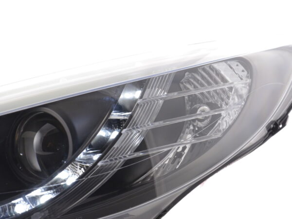 Phare Daylight LED Feux de jour LED Peugeot 207 06- noir pour véhicules avec direction à droite - – Image 5
